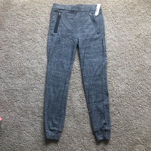 J Brand Grey Heather Jogger Sweats w/Pockets